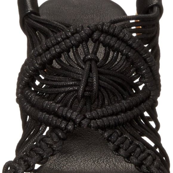 Dolce - Mojo Moxy Black and Multicolor Wedges - Picture 5 of 6